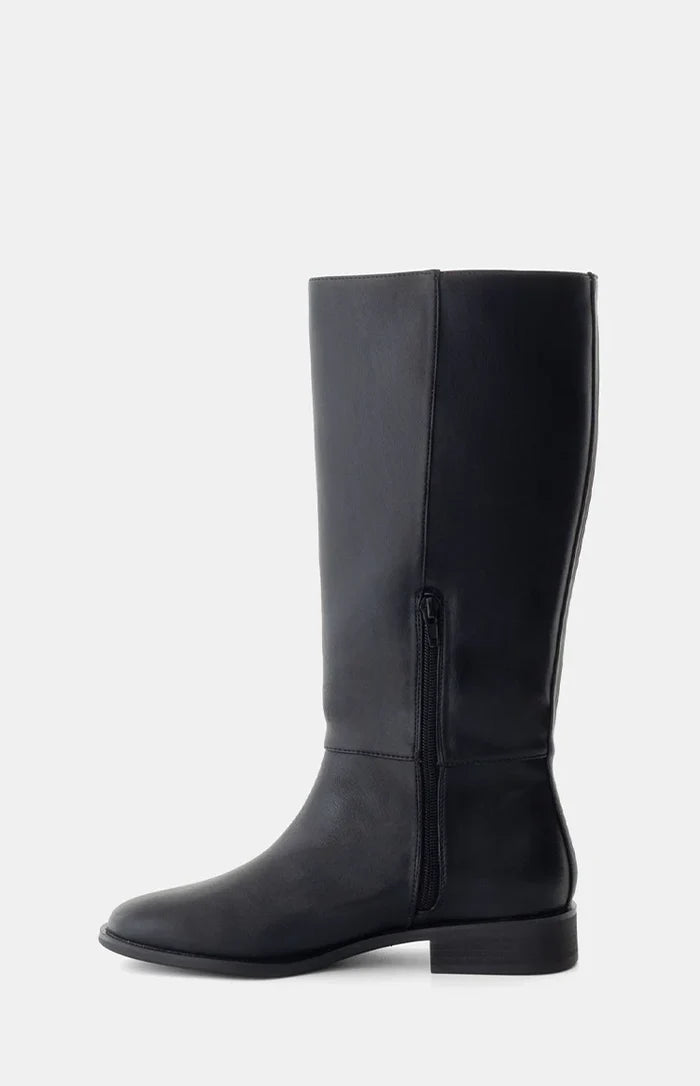 Therapy Arcade Black PU Riding Boots