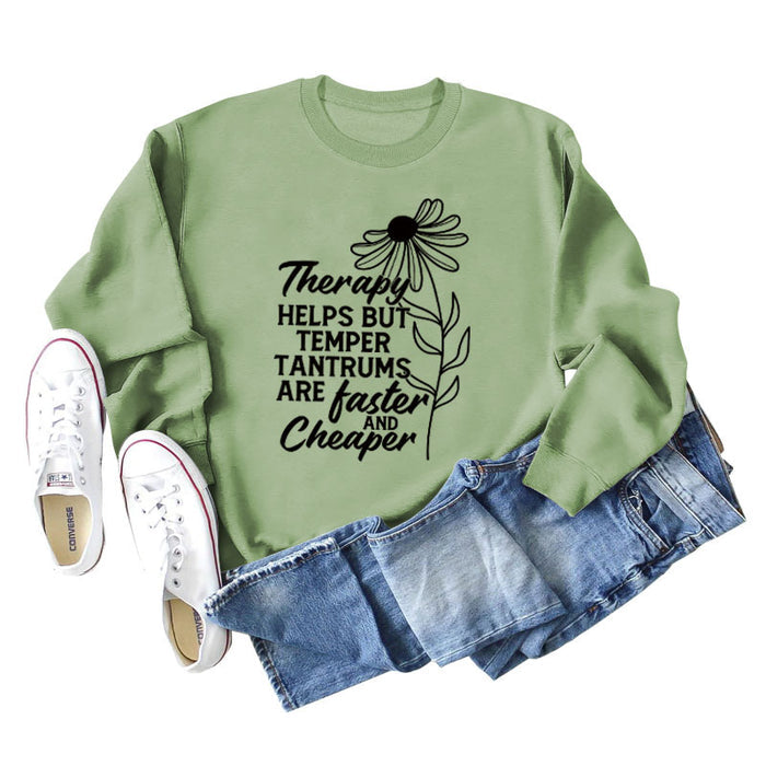 Olive green hoodie (black font) / S