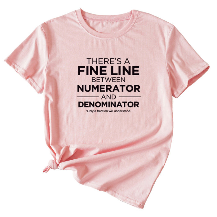Pink (black font) / S