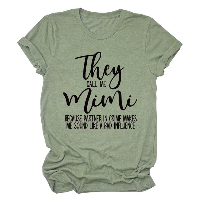 Olive green (black font) / S