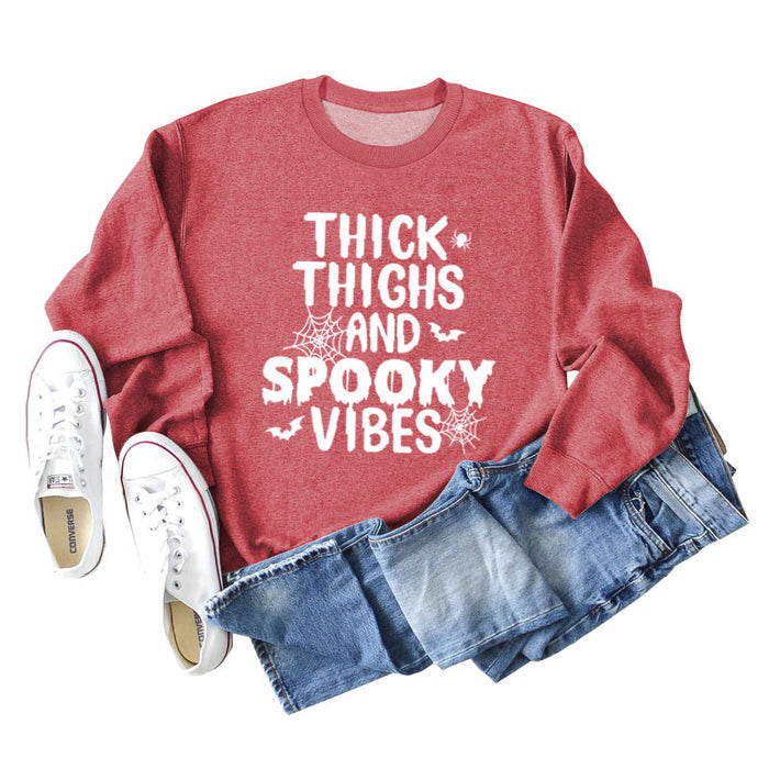 Red sweater (white font) / S