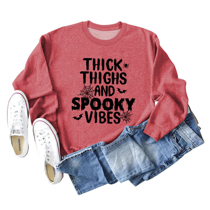 Red sweater (black font) / S