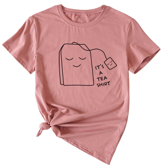 Rose gold (black font) / S