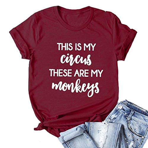 This is My Circus These are My Monkeys T-Shirt Mom Life