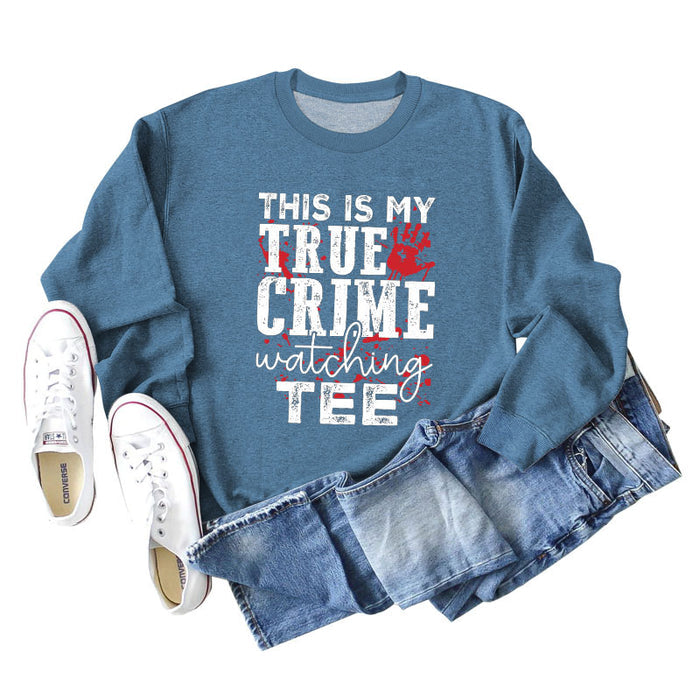 Blue sweater (white color picture) / S