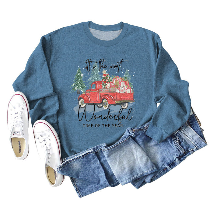 Blue sweater (black color picture) / S