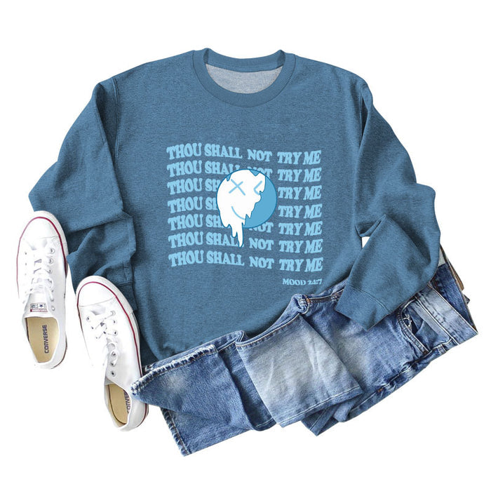 Blue sweater (color picture) / S