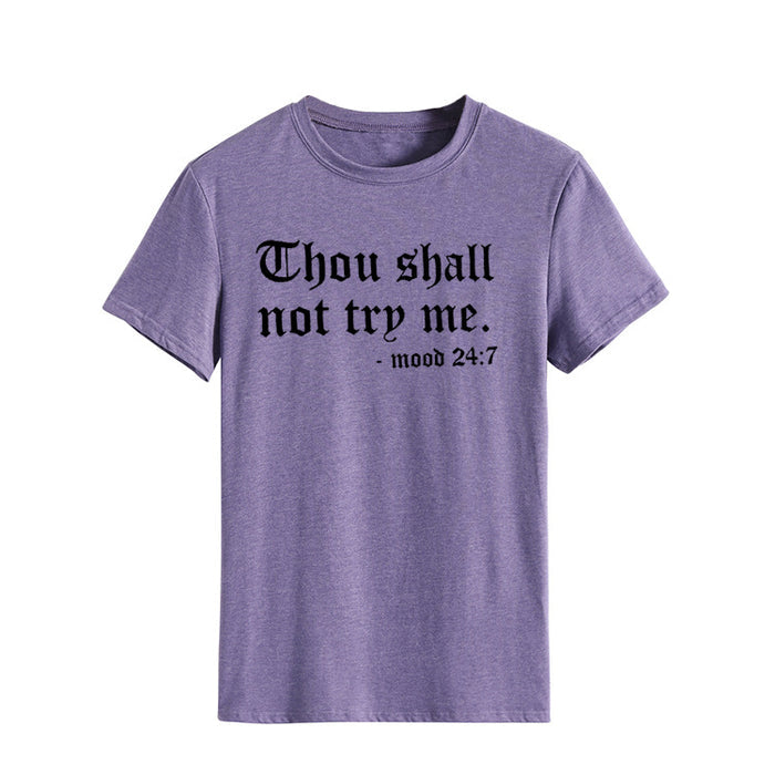 Purple (black font) / S