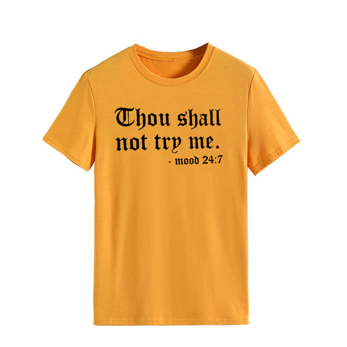 Mustard yellow (black font) / S