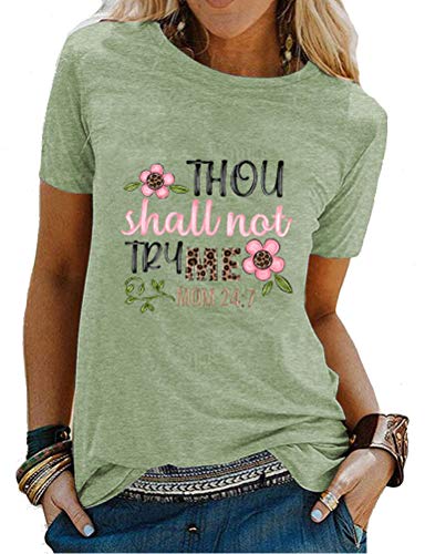 Thou Shall Not Try Me T-Shirt for Women