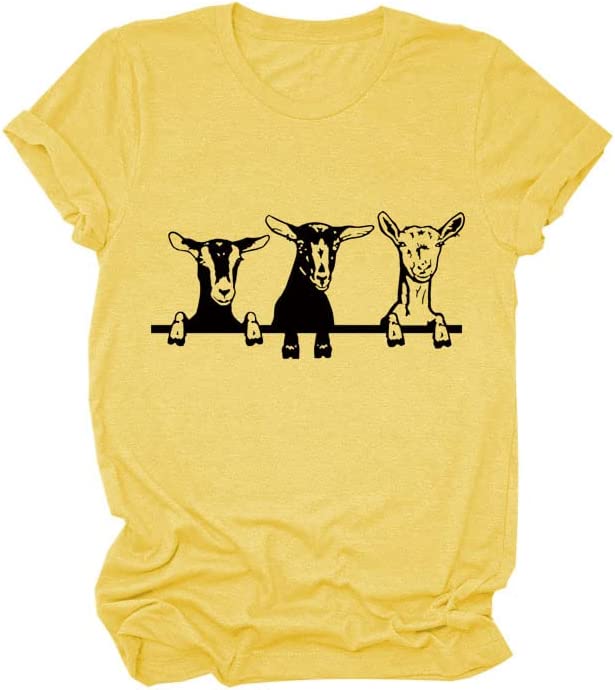 Three Goats Make Happiness Women T-Shirt