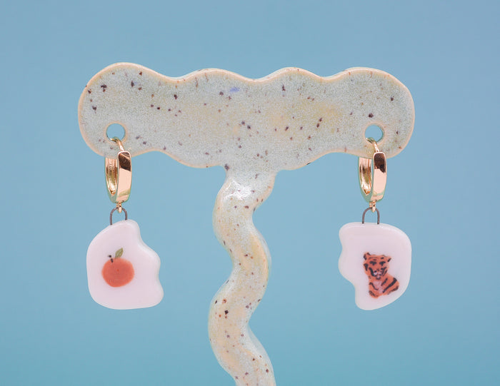 Tigers and Oranges Earrings