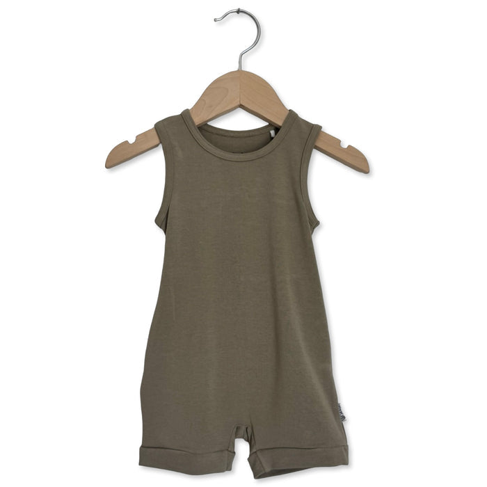 Timber Sleeveless Shorty Romper Luxe Edition | Cotton Bamboo Blend