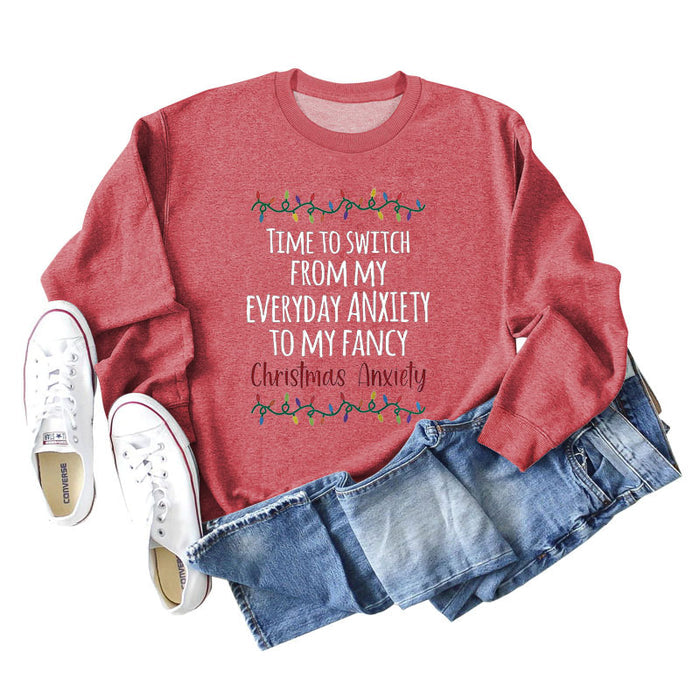 Red sweater (white color picture) / S
