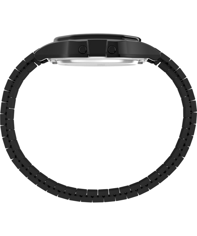 Timex T80 34mm Stainless Steel Expansion Band Watch - Black