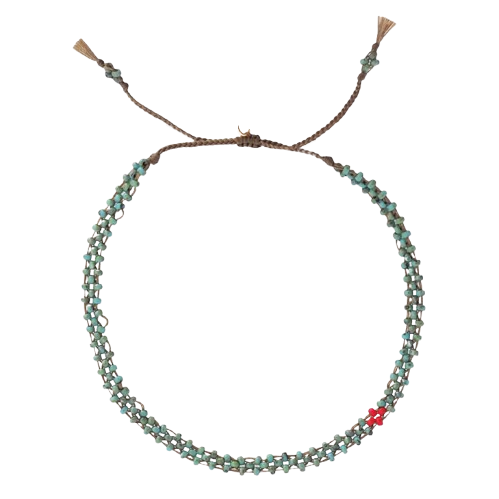 Tiny Beaded Knotted Bracelet