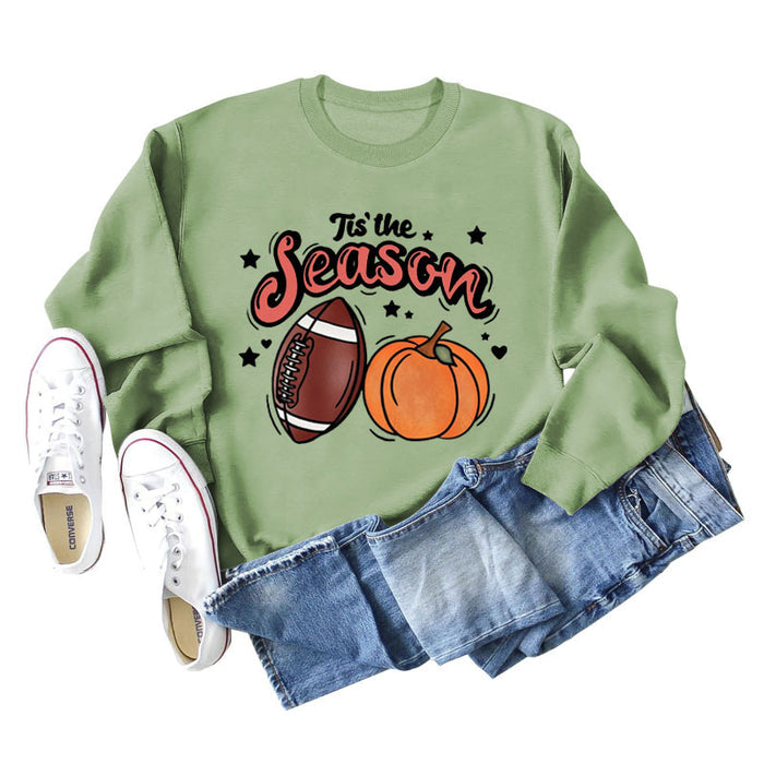 Olive green sweater (black word color picture) / S