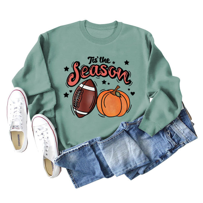 Light green sweater (black word color picture) / S