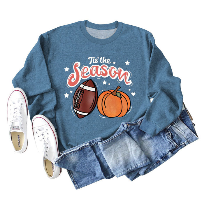 Blue sweater (white color picture) / S