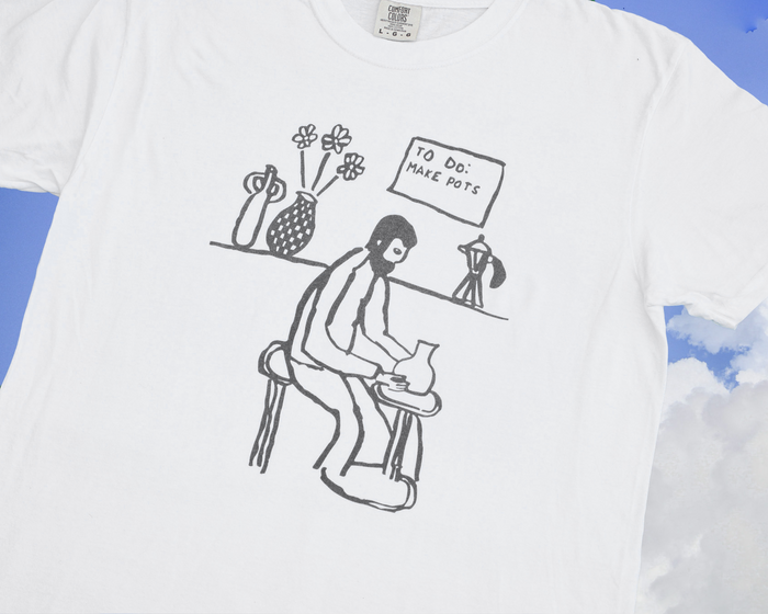 To Do : Make Pots Shirt #1 - White