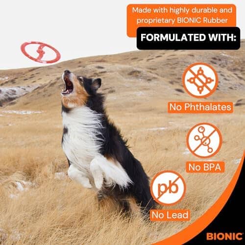 Toss-N-Tug Dog Toy - High-Visibility Ultimate Multi-Action Dog Toy Toys Pet Clever