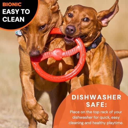 Toss-N-Tug Dog Toy - High-Visibility Ultimate Multi-Action Dog Toy Toys Pet Clever
