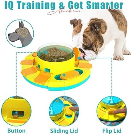 Treat Dispensing Interactive Dog Toys for Boredom and Stimulating Toys Pet Clever