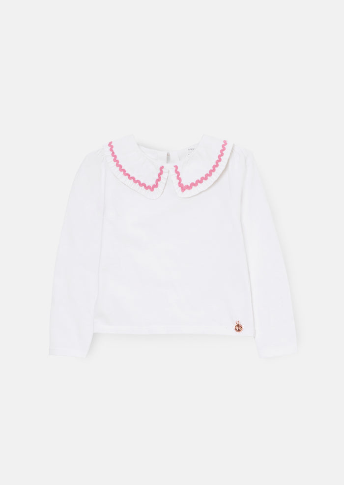 Trinity Collared Long Sleeve Top