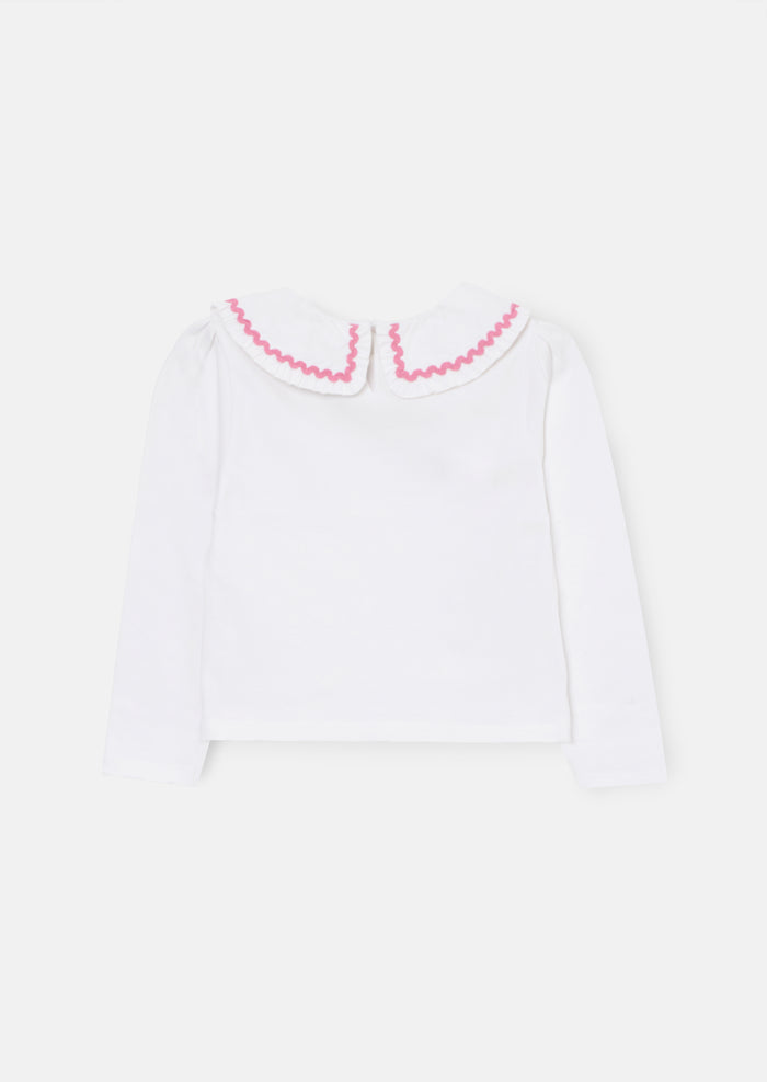 Trinity Collared Long Sleeve Top