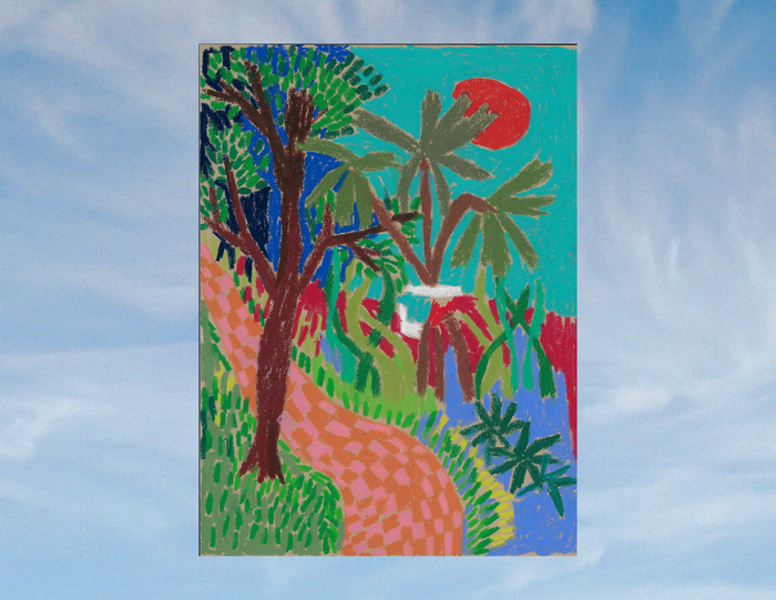 "Tropical Path" - Noah Mackenzie Original Drawing 2024