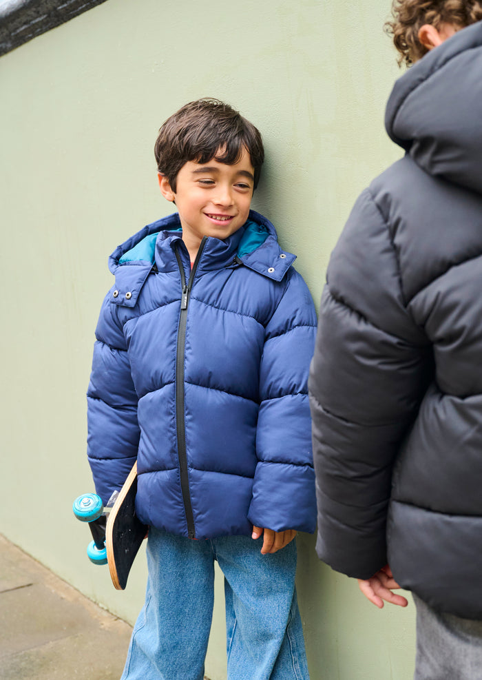 Troy Quilted Fleece Lined Coat