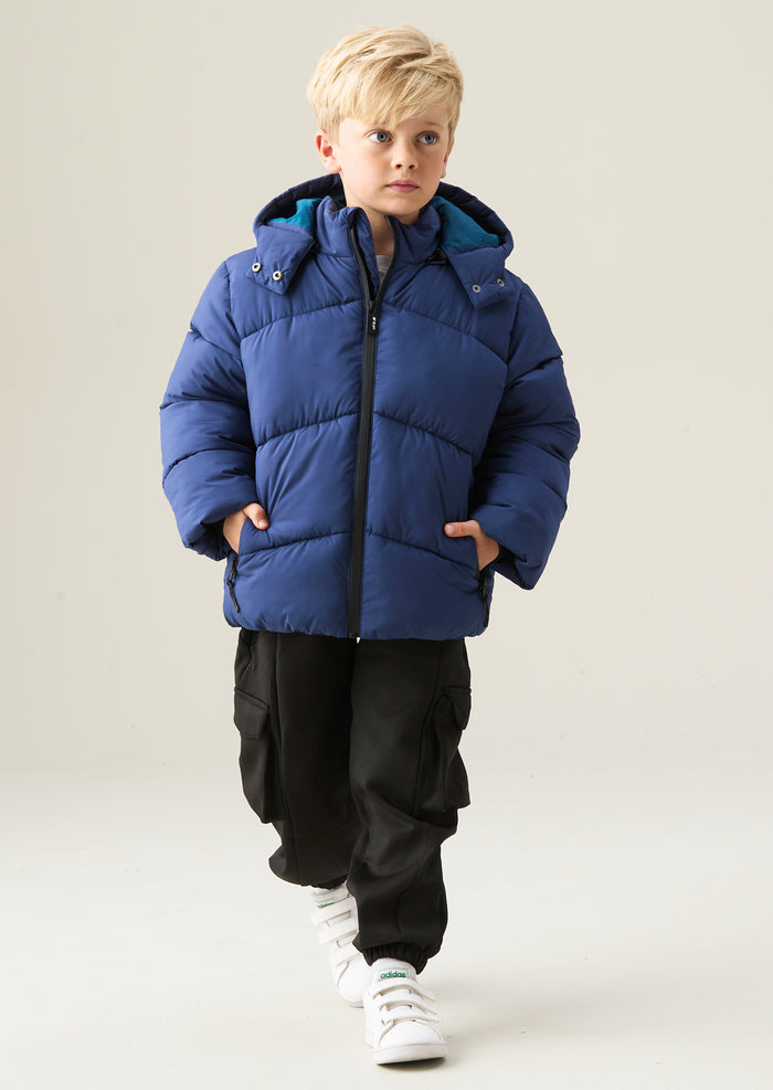 Troy Quilted Fleece Lined Coat