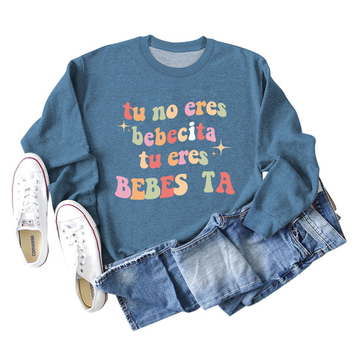 Blue sweater (white color picture) / S