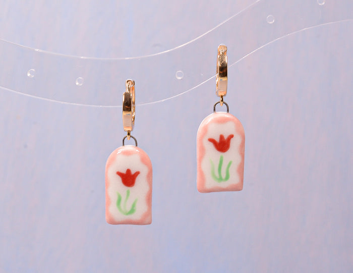 Tulip Arch Earrings
