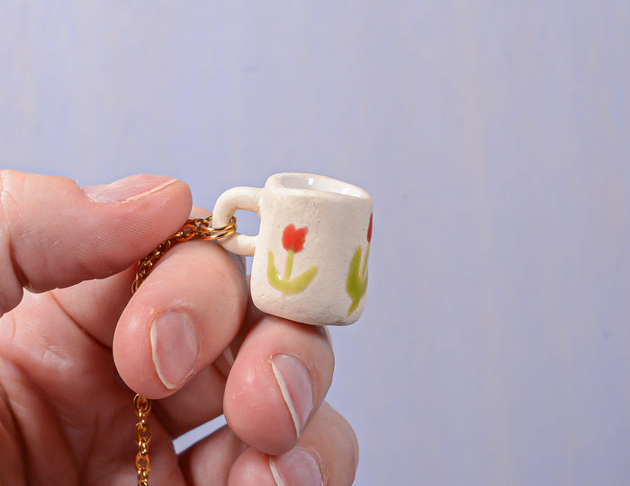 Tulip Mug Necklace