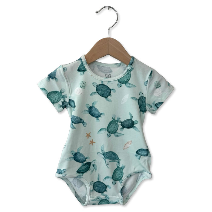 Turtle Bay Short Sleeve Snuggle Bug Bodysuit