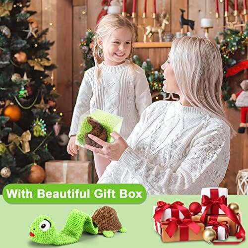 Turtle Dog Squeak Toys Dogs Enrichment Treat Dispensing Puzzle Toys Toys Pet Clever