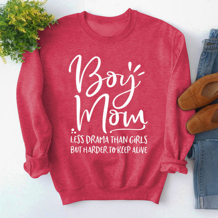 Red sweater (white font) / S