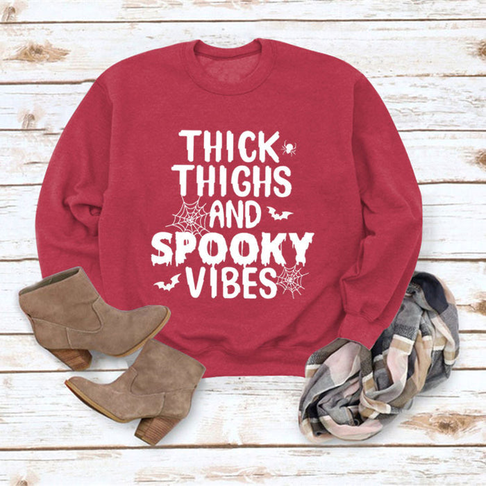 Red sweater (white font) / S