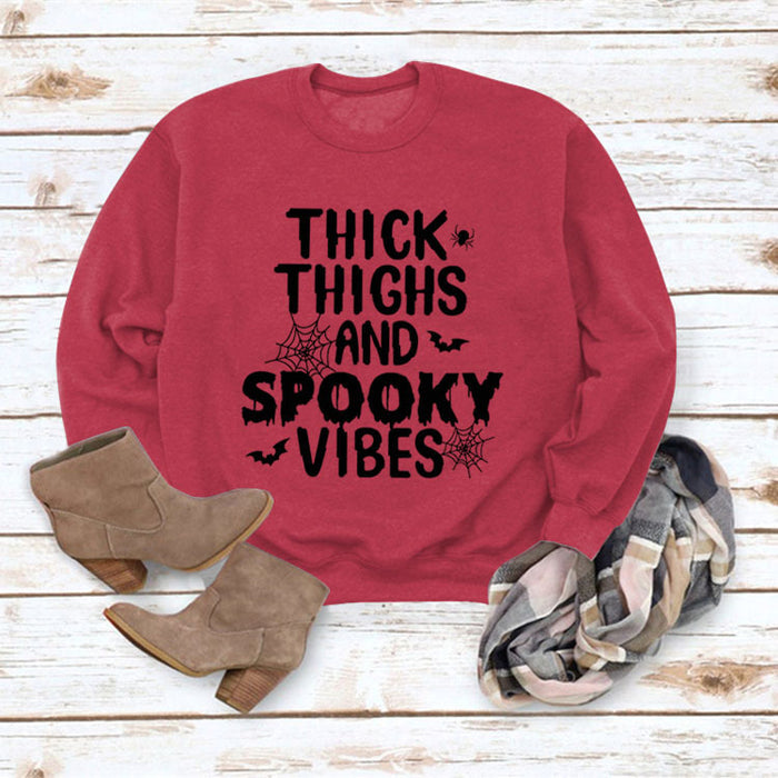 Red sweater (black font) / S