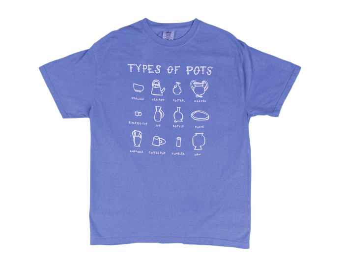 Types of Pots Shirt - Blue