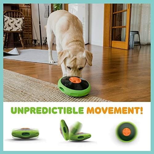 UFO Durable Interactive Treat Dispensing Puzzle Dog Pet Clever