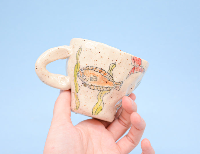 Under the Sea Pinched Mug