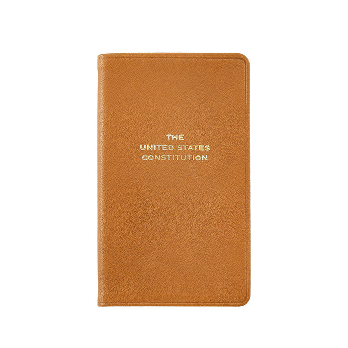United States Constitution - British Tan Traditional Leather