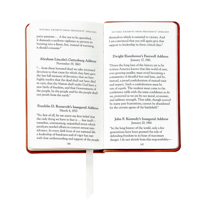United States Constitution - British Tan Traditional Leather