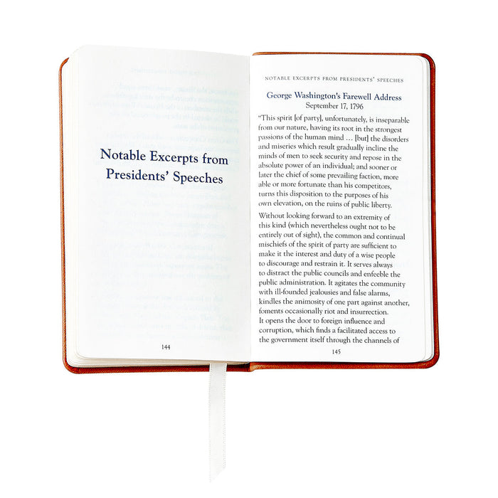 United States Constitution - British Tan Traditional Leather