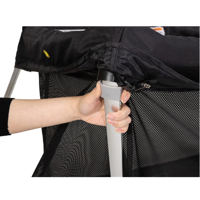 VeeBee Amado Portacot V22 Black - Tiny Tots Baby Store