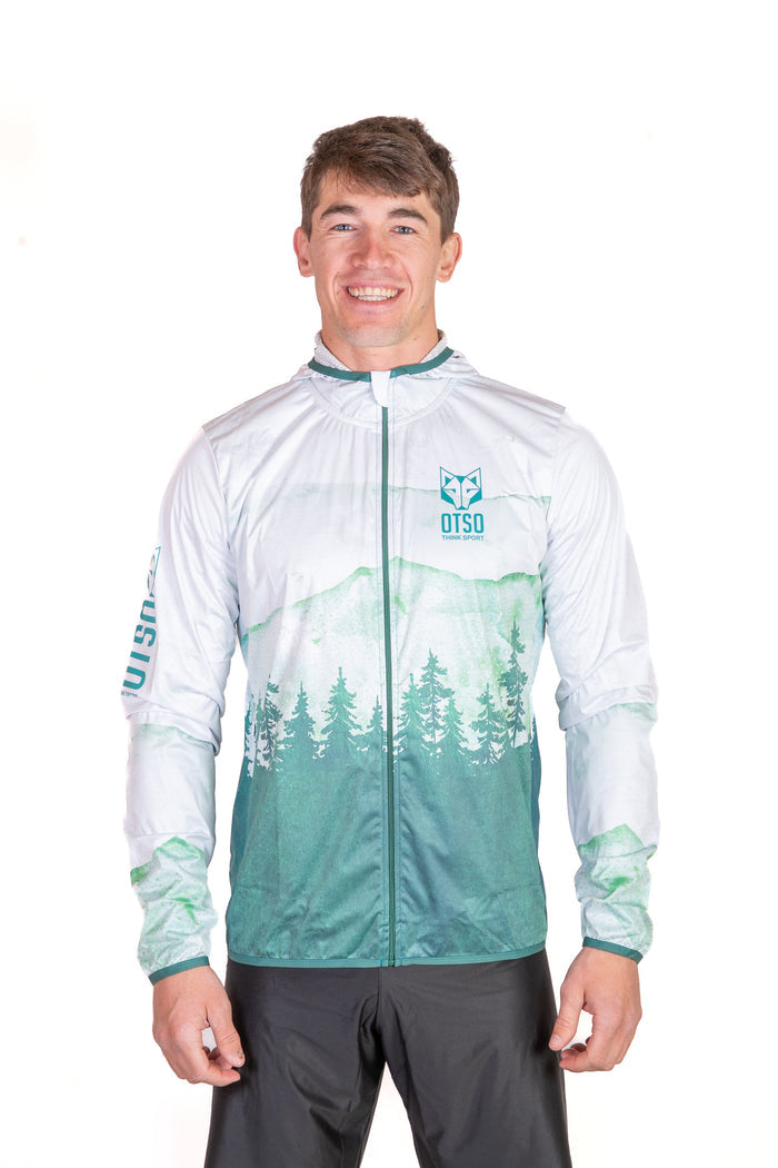 Veste running Unisex - Green Forest