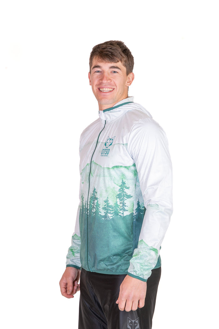 Veste running Unisex - Green Forest