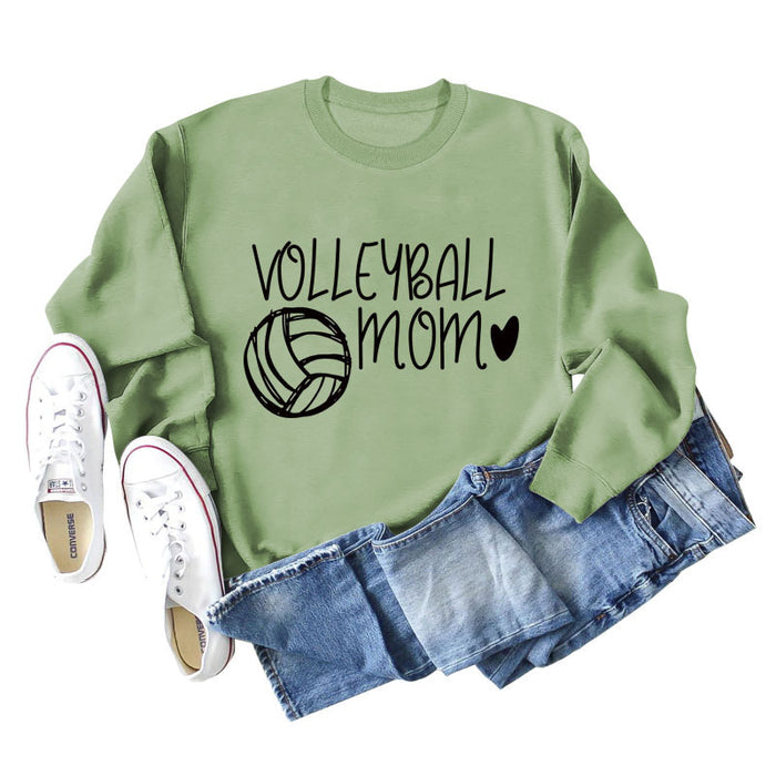 Olive sweater (black font) / S